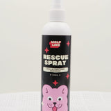 Gentle deodorizing spray, gentle conditioning spray for dogs with sensitive skin. Wolflike Rescue Spray Cereal. Clean dog care and grooming products. Ultra gentle, safe for dogs and for humans. Hormone friendly. Vegan and gluten free dog care grooming products.