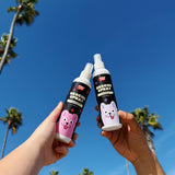 Gentle deodorizing spray, gentle conditioning spray for dogs with sensitive skin. Wolflike Rescue Spray Cereal and Cashmere. Clean dog care and grooming products. Ultra gentle, safe for dogs and for humans. Hormone friendly. Vegan and gluten free dog care grooming products.